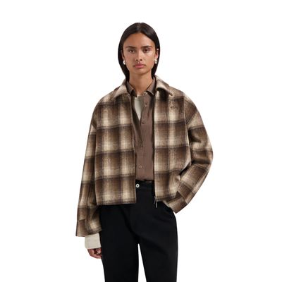 Olaf Check Checked Cropped dames Jacket