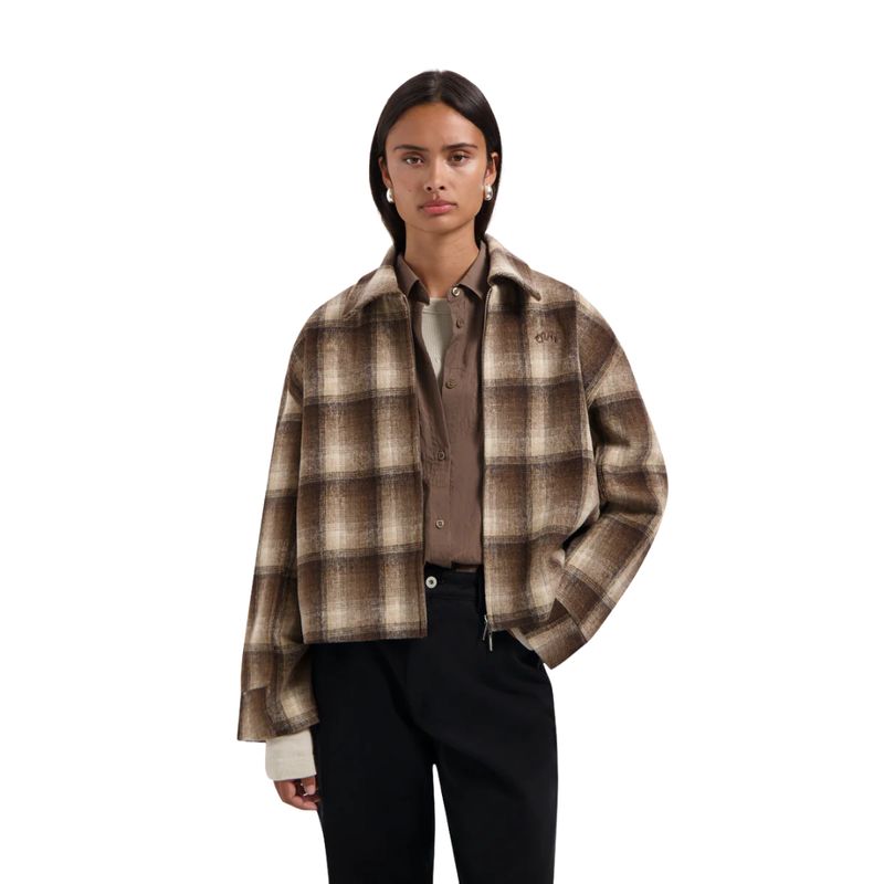 Olaf Check Checked Cropped dames Jacket