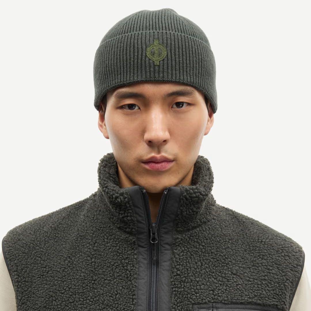 Samsoe Samsoe dark evergreen Sapaolo beanie 15010