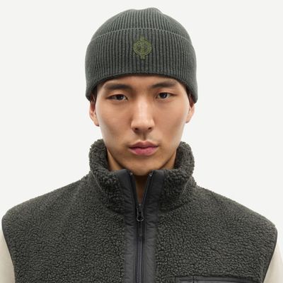 Samsoe Samsoe dark evergreen Sapaolo beanie 15010