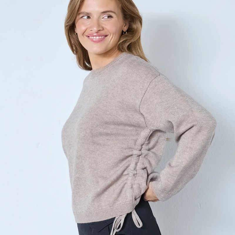 Co&#39;Couture beige RowCC String Knit