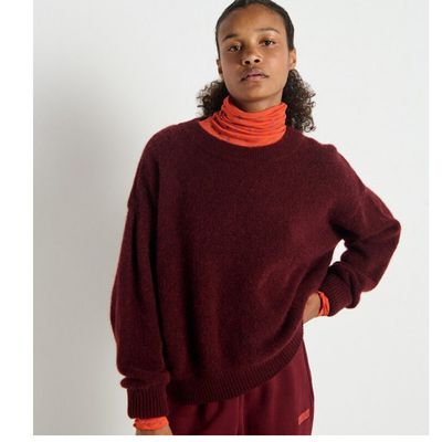 American Vintage bordeaux Vitow dames trui