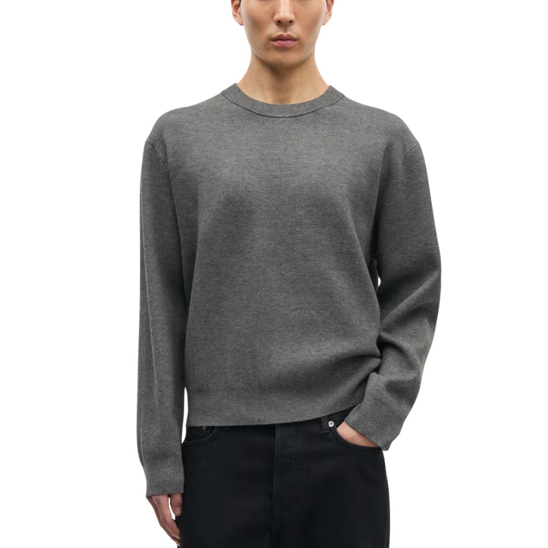 Samsoe Samsoe donkergrijs Sarico heren sweater 15825, Maat: S