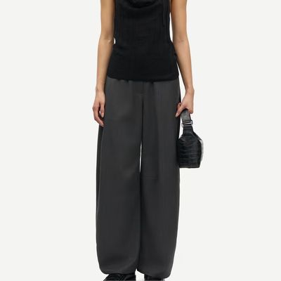 Samsoe Samsoe donkergrijs Saroko trousers 15449