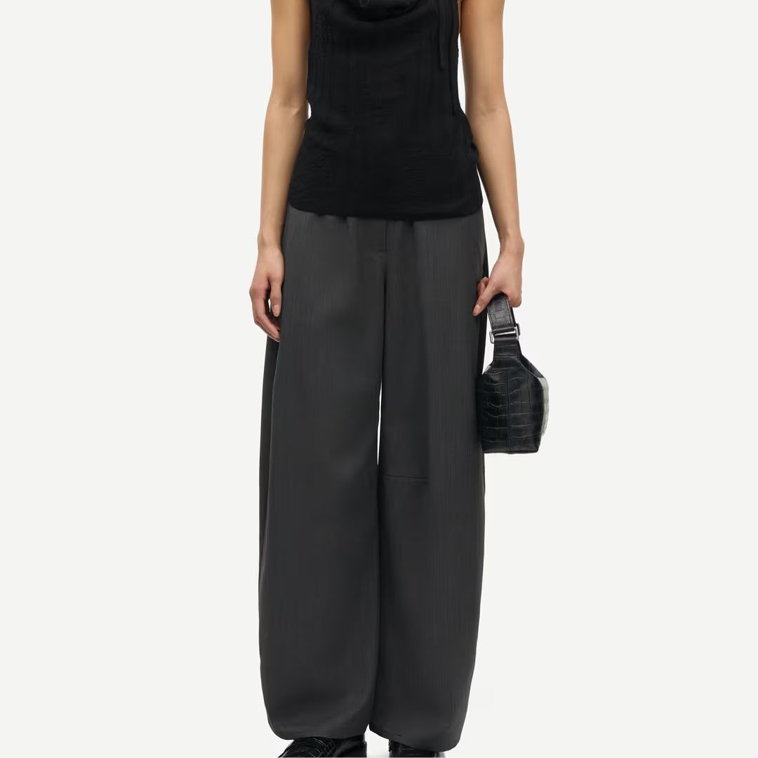 Samsoe Samsoe donkergrijs Saroko trousers 15449, Maat: XS