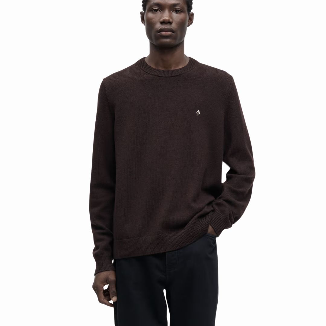 Samsoe Samsoe black coffee Sapatrik heren sweater 132