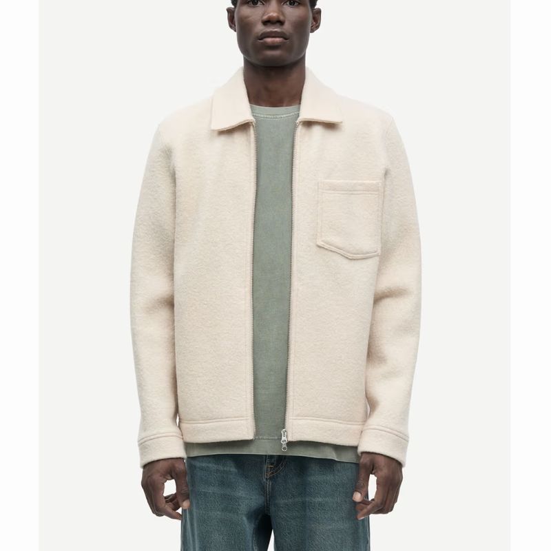 Samsoe Samsoe oatmeal Hannis fill zip 14612