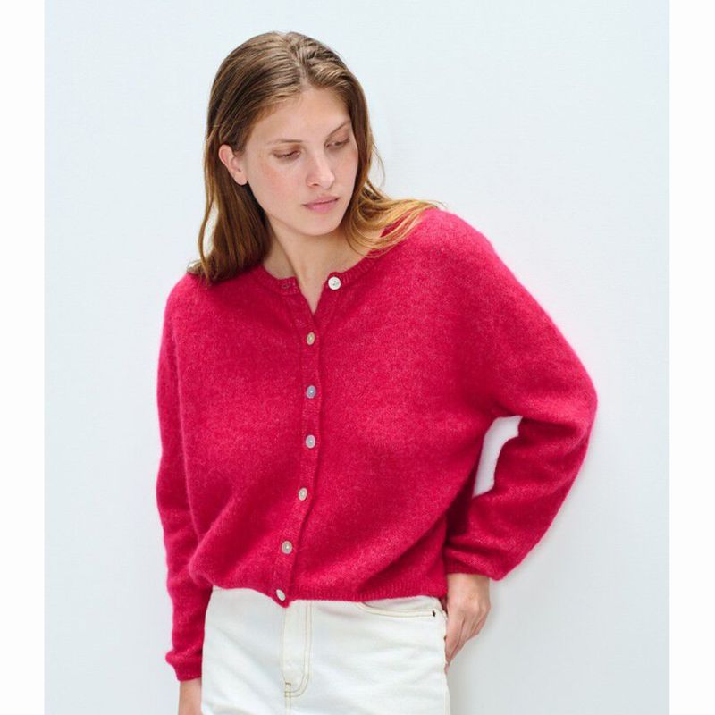 American Vintage magenta Vitow dames vest