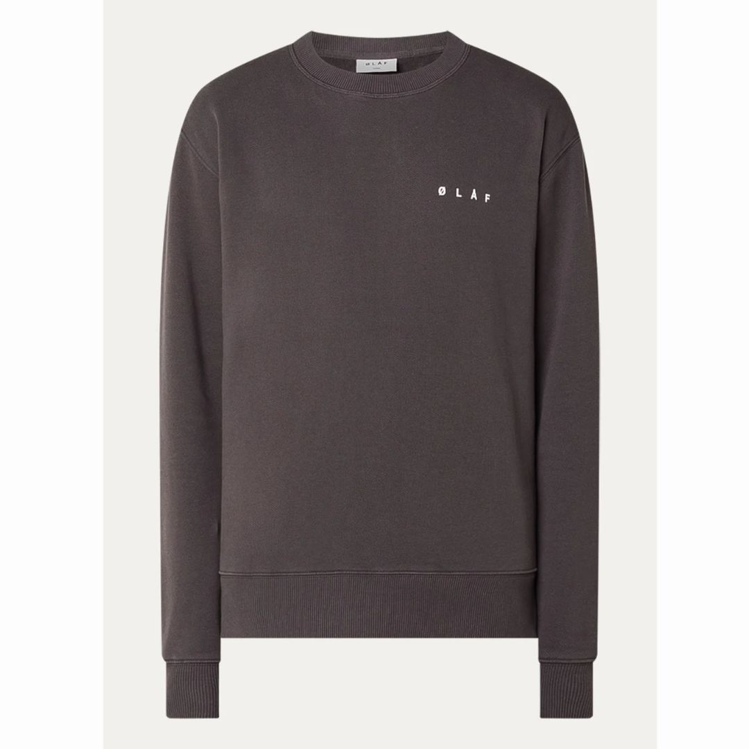 Olaf Charcoal Crafted Face heren Crewneck