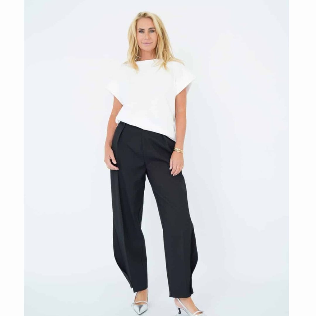 Est'Seven White Meryem Top Dames, Maat: XXS