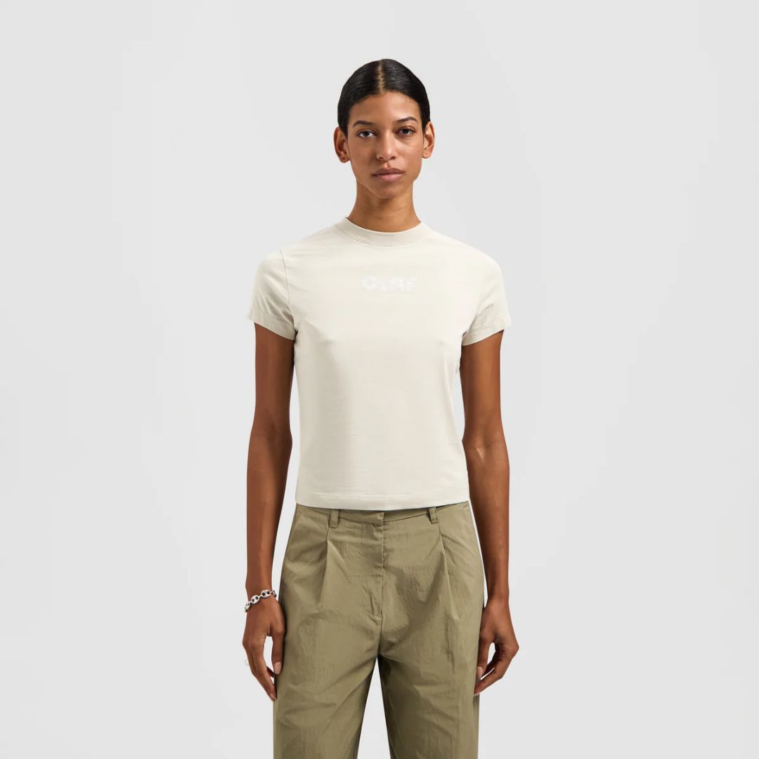 Olaf Cement Tape Baby Tee, Maat: XS