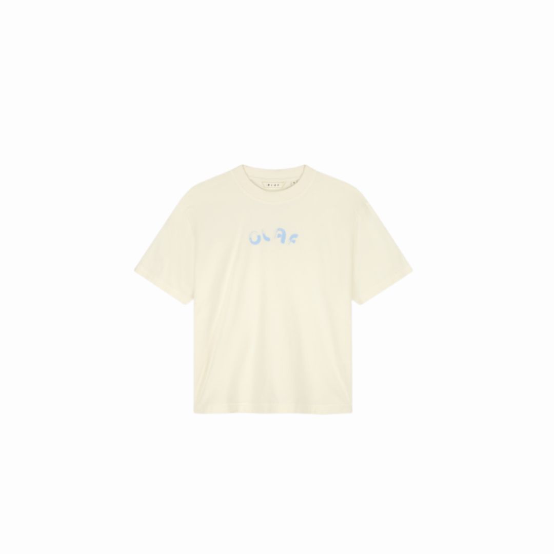 Olaf off white Brushstroke regular tee, Maat: XS