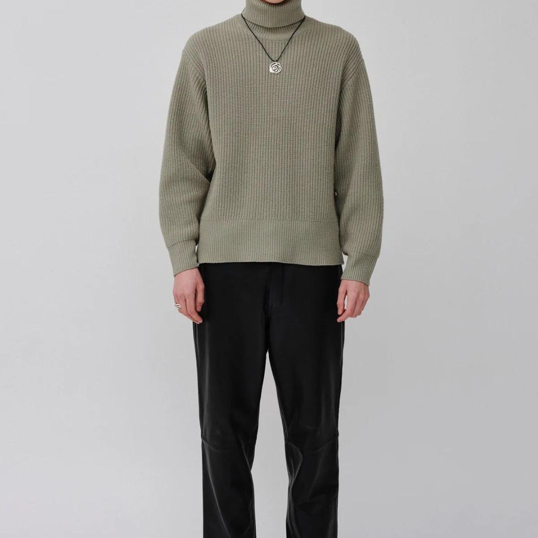 Won Hundred Ashton groen heren sweater