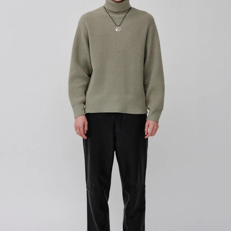 Won Hundred Ashton groen heren sweater