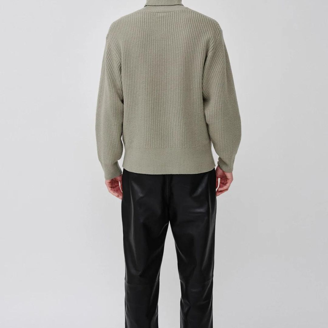 Won Hundred Ashton-Seagrass Won Hundred Ashton groen heren sweater