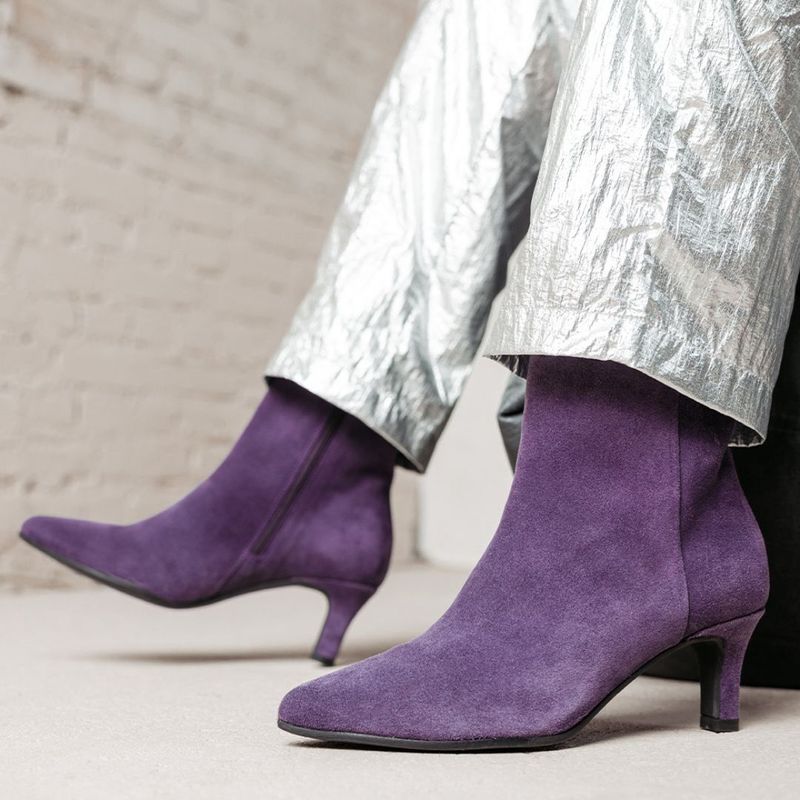 VIA VAI paars Noah Lou elegant dames laarsje in de sale