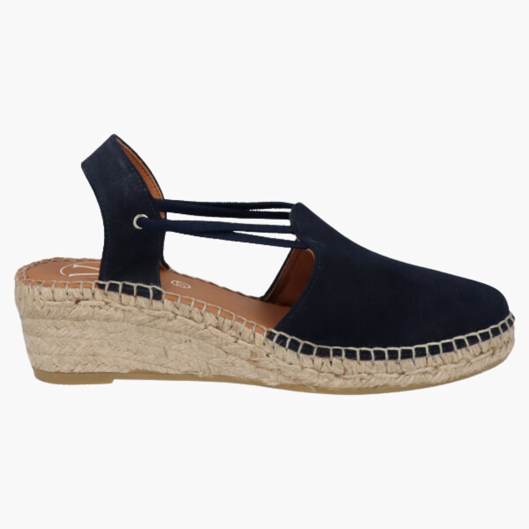 Viguera blauw dames Espadrilles elastiek 