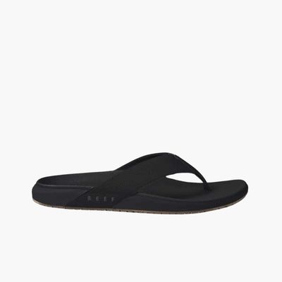 Reef zwart The Raglan heren slipper