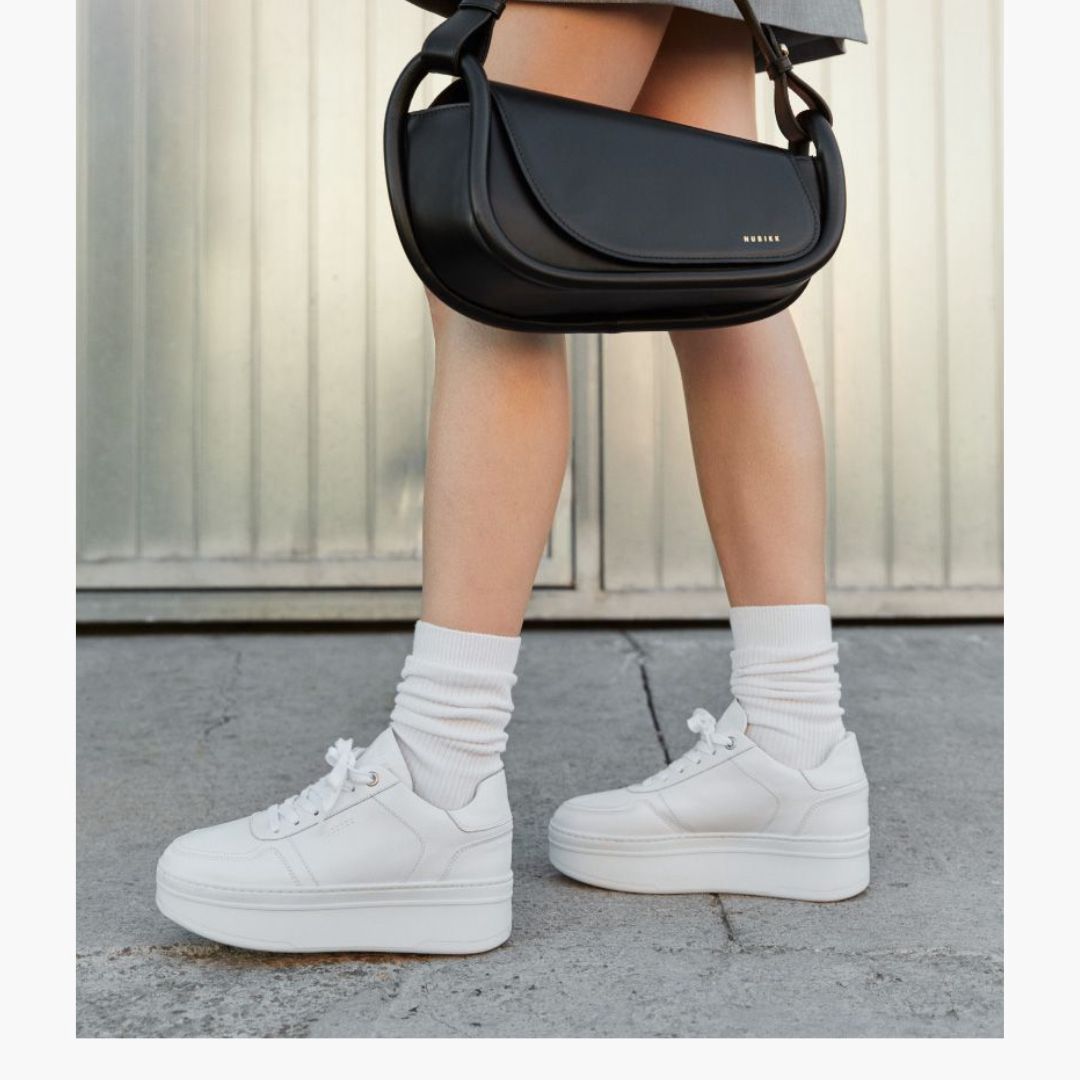 Nubikk Bayou Platform sneaker Nubikk sale wit Bayou Platform dames sneaker