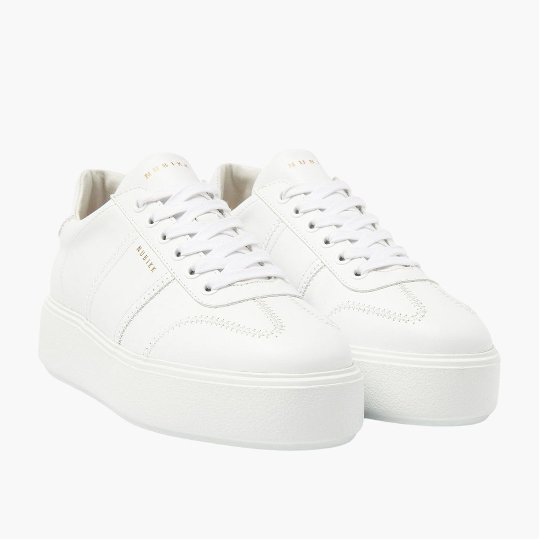 Nubikk sale wit Elise Wing plateau dames sneaker