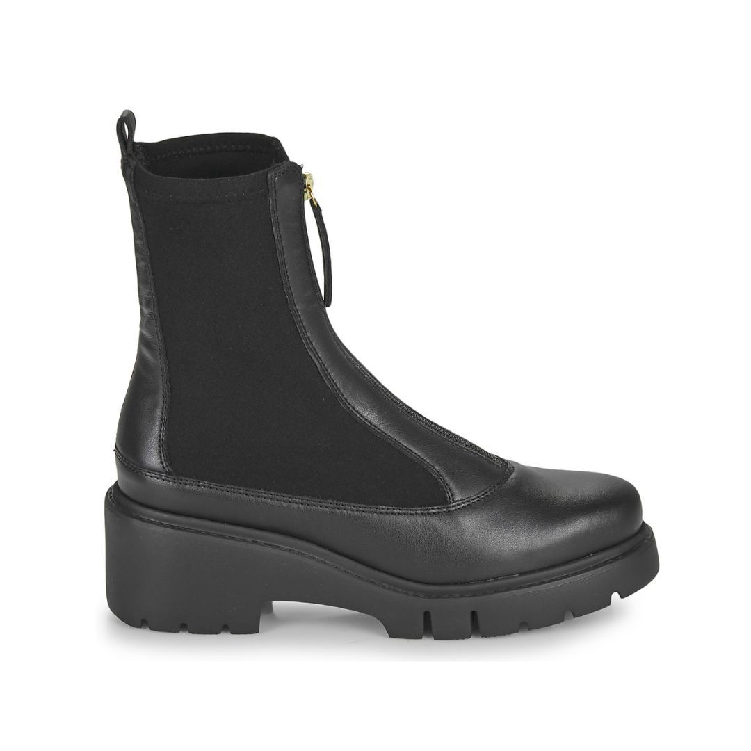 Unisa Jativa black dames enkellaarsje