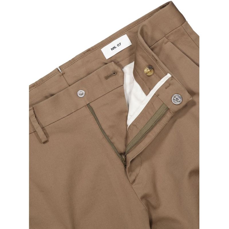 NN07 Theo 1420 Shitake bruine heren chino in de sale