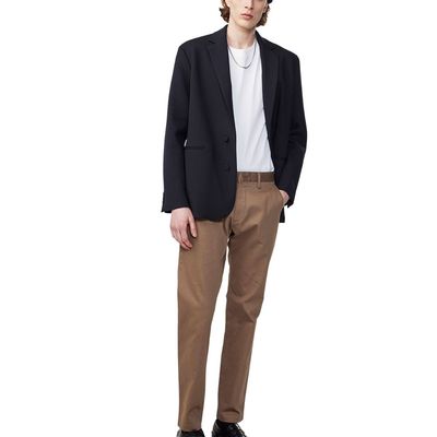 NN07 Theo 1420-Shitake NN07 Theo 1420 Shitake bruine heren chino in de sale