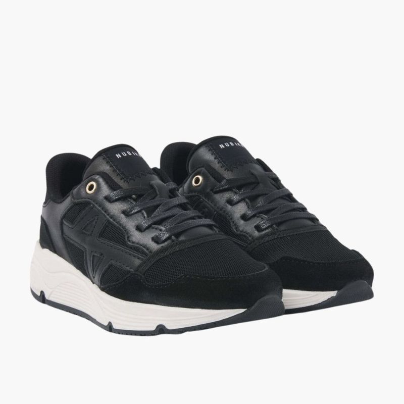 Nubikk zwart Ross Trekk Edge JR kindersneaker