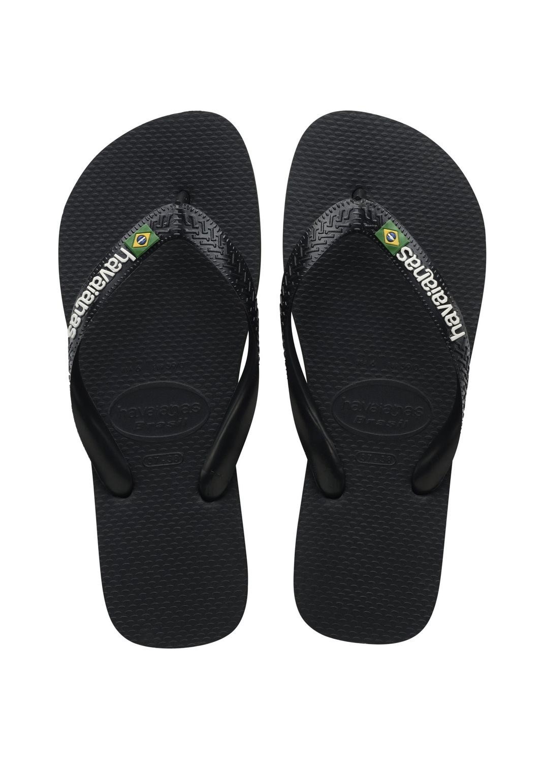 Havaianas Brasil Logo-Black