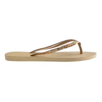 Havaianas Slim Glitter II Sand Golden metalic