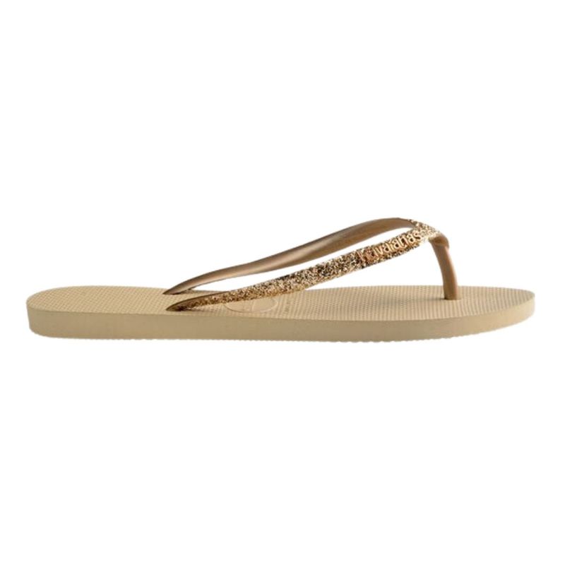 Havaianas Slim Glitter II Sand Golden metalic