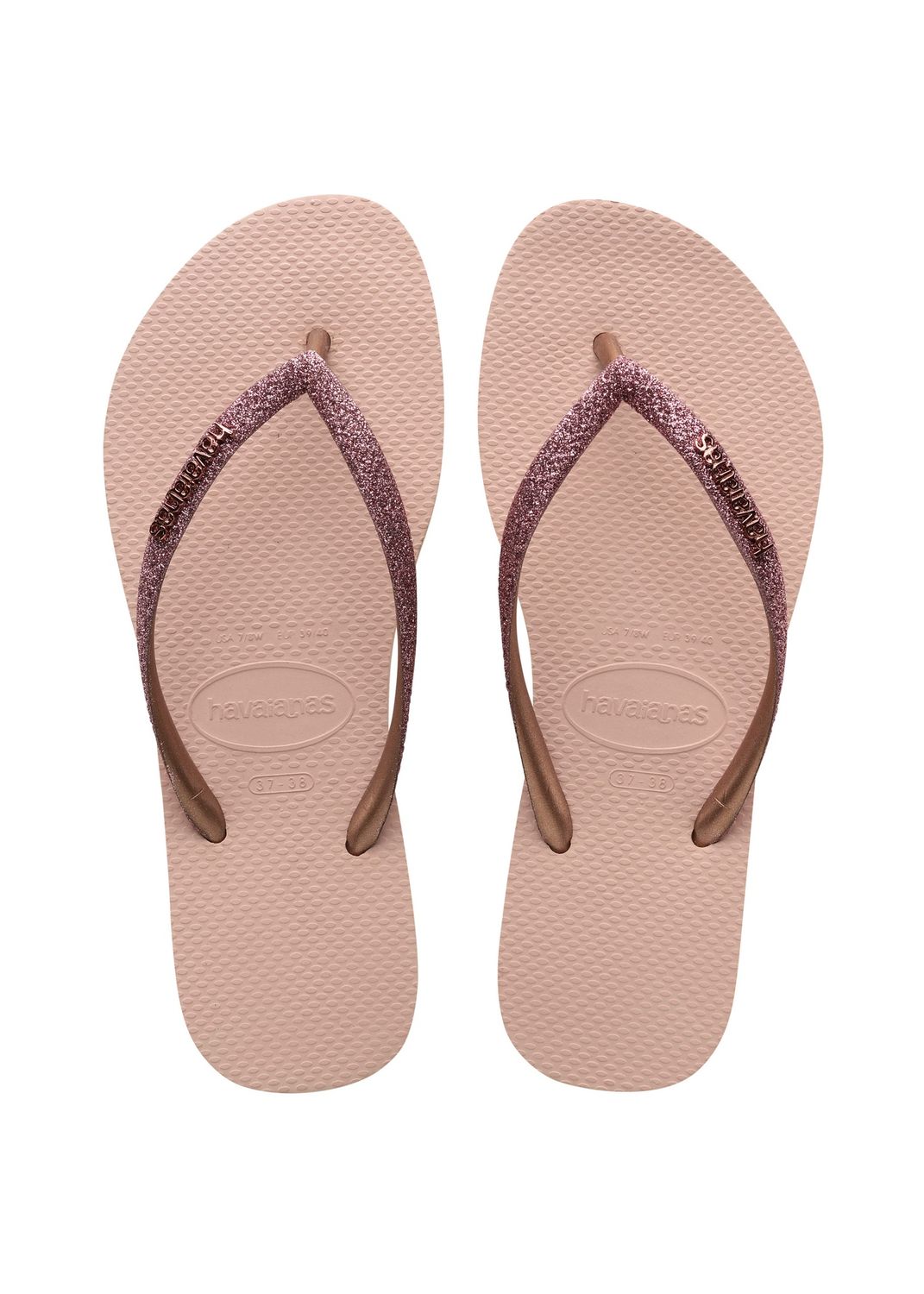Havaianas Slim Glitter Ballet Rose