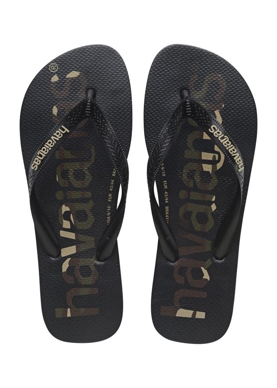 Havaianas Top Logomania-Black/White