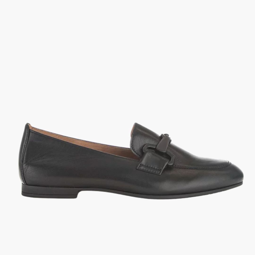 Gabor Loafer Zwart Leer