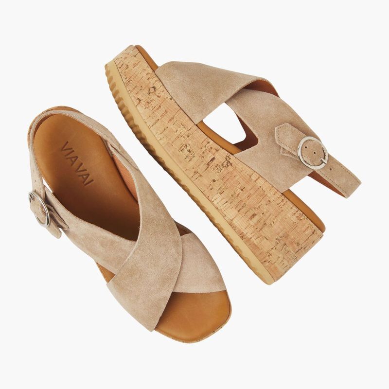 Via Vai Sissel Raise Beige sandaal