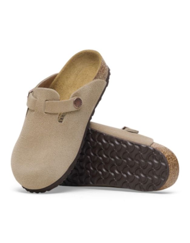 Birkenstock Boston Kids BS Suede Taupe