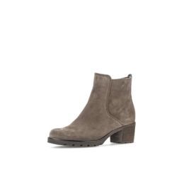 Gabor Taupe suede enkellaarsje 52.800.30 Gabor Taupe suede enkellaarsje 52.800.30