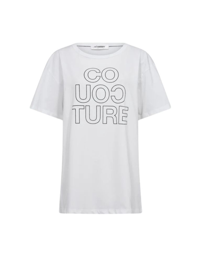 Co'couture OutlineCC Oversize Tee White  