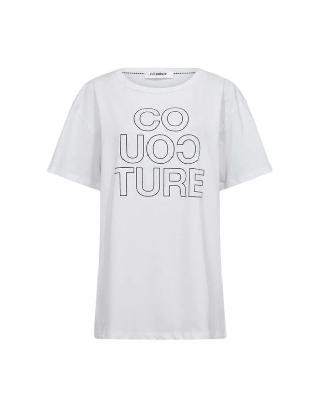 Co'couture OutlineCC Oversize Tee White Co'couture OutlineCC Oversize Tee White
