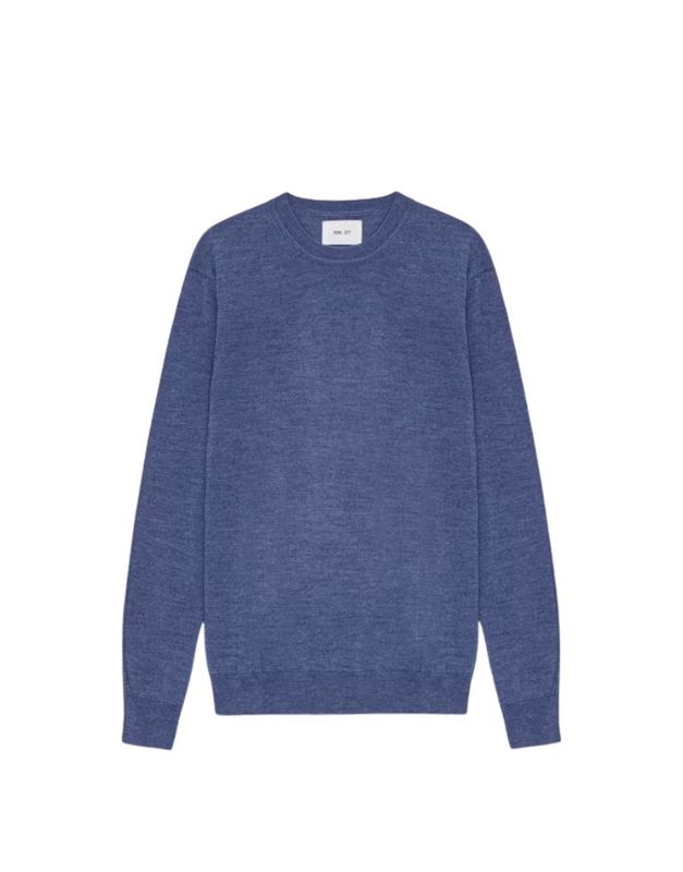 NN07 blauw Ted 6605 heren trui