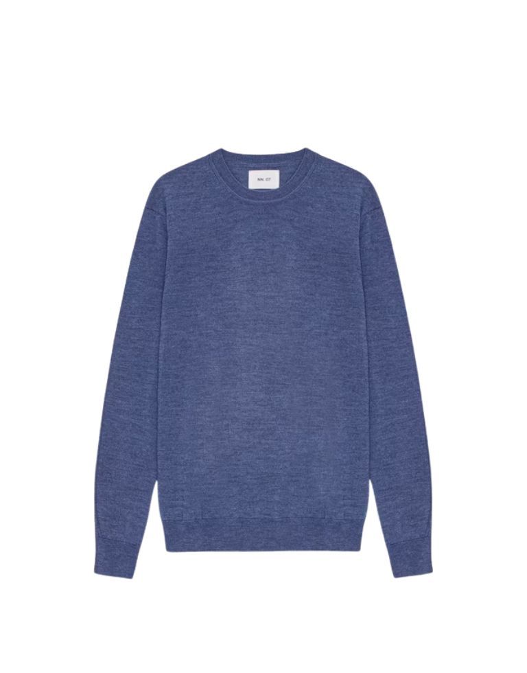 NN07 blauw Ted 6605 heren trui