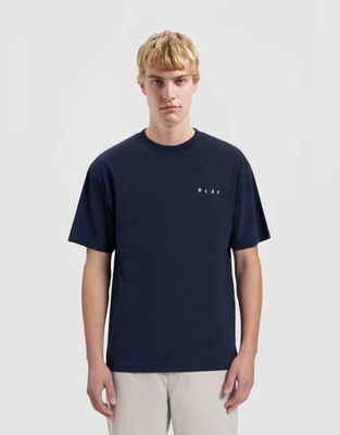 Olaf Hussein Face Tee Navy