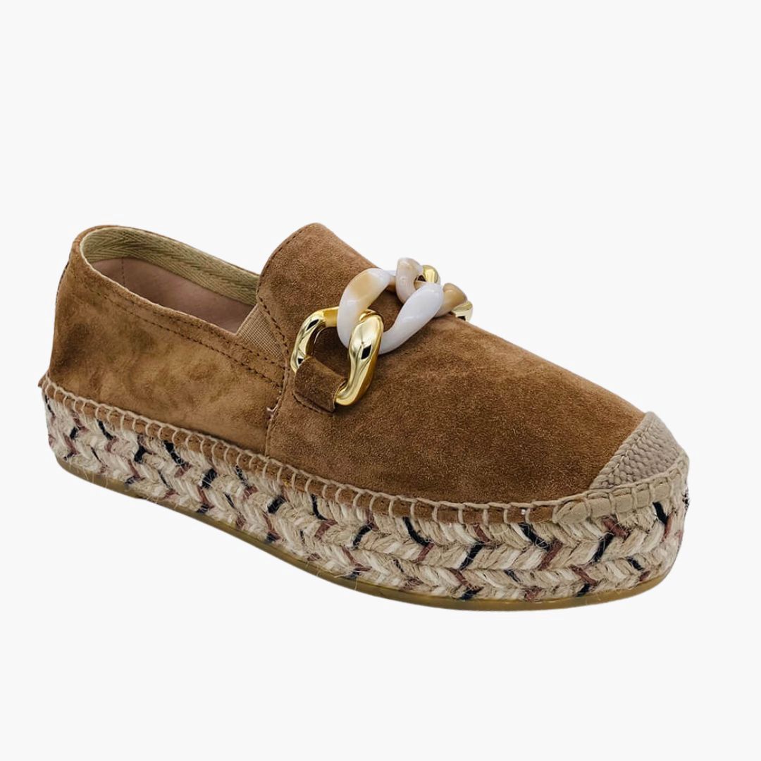 Viguera Espadrilles Plateau-Vitelo Whisky Viguera Espadrilles Plateau Vitelo Whisky