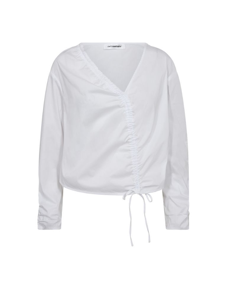 Co'couture DanCC Crisp Crinkle Blouse White