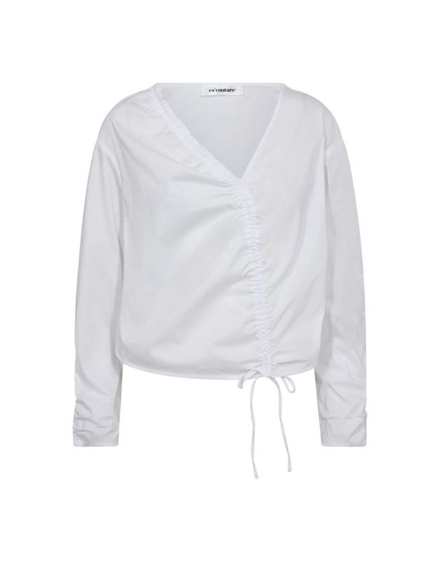 Co'couture DanCC Crisp Crinkle Blouse White Co'couture DanCC Crisp Crinkle Blouse White