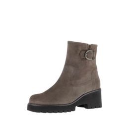 Gabor Taupe suede Sleehak enkellaarsje 56.622.30