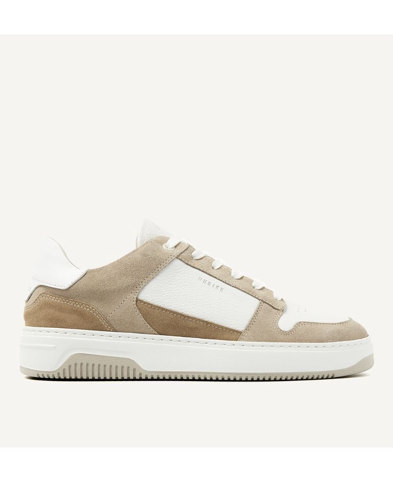 Nubikk Basket Court M Sneaker White Leather Mist