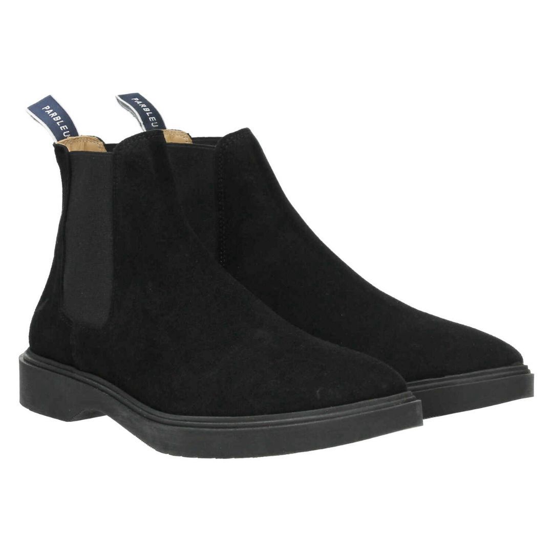 Parbleu Zwart Suede Chelsea