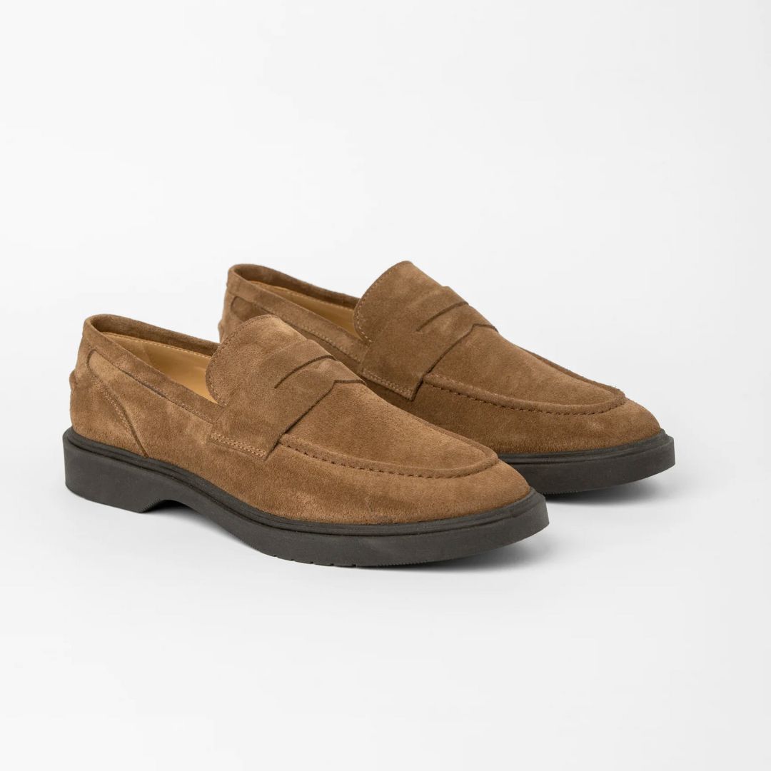 Parbleu Jesper loafer Suede Tabac Parbleu Jesper loafer Suede Tabac