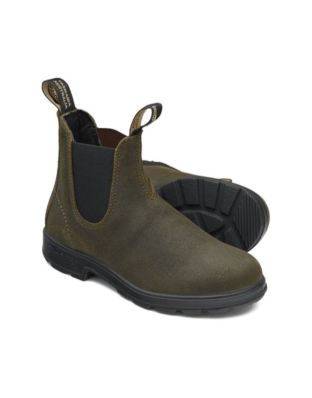 Blundstone 1615 Original waxed Suede Dark Green